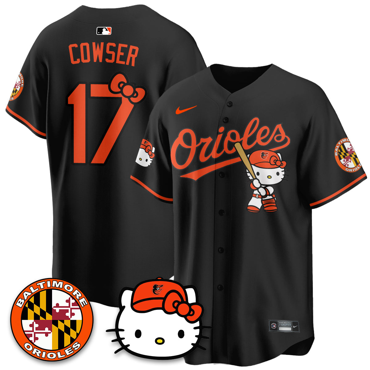 BAL x Meow Kitty Limited City Connect Jersey - Stitched