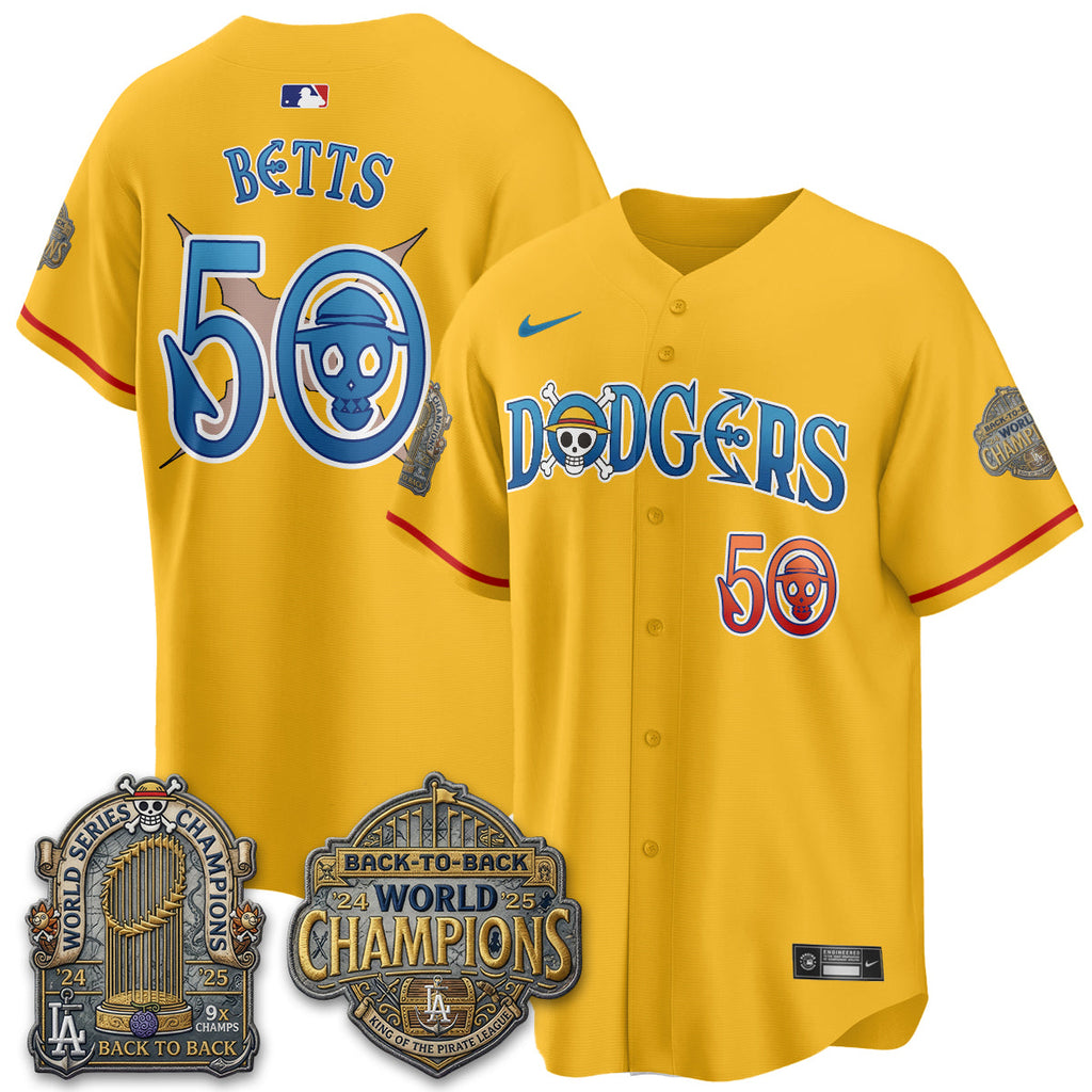 Los Angeles Dodgers Japanese Cartoon Vapor Limited Jersey - Stitched