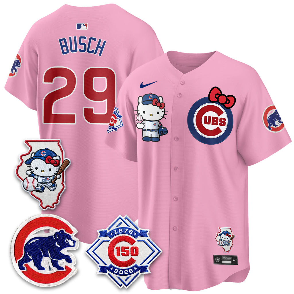 Chicago Cubs x Meow KT Vapor Premier Limited Jersey - All Stitched V2