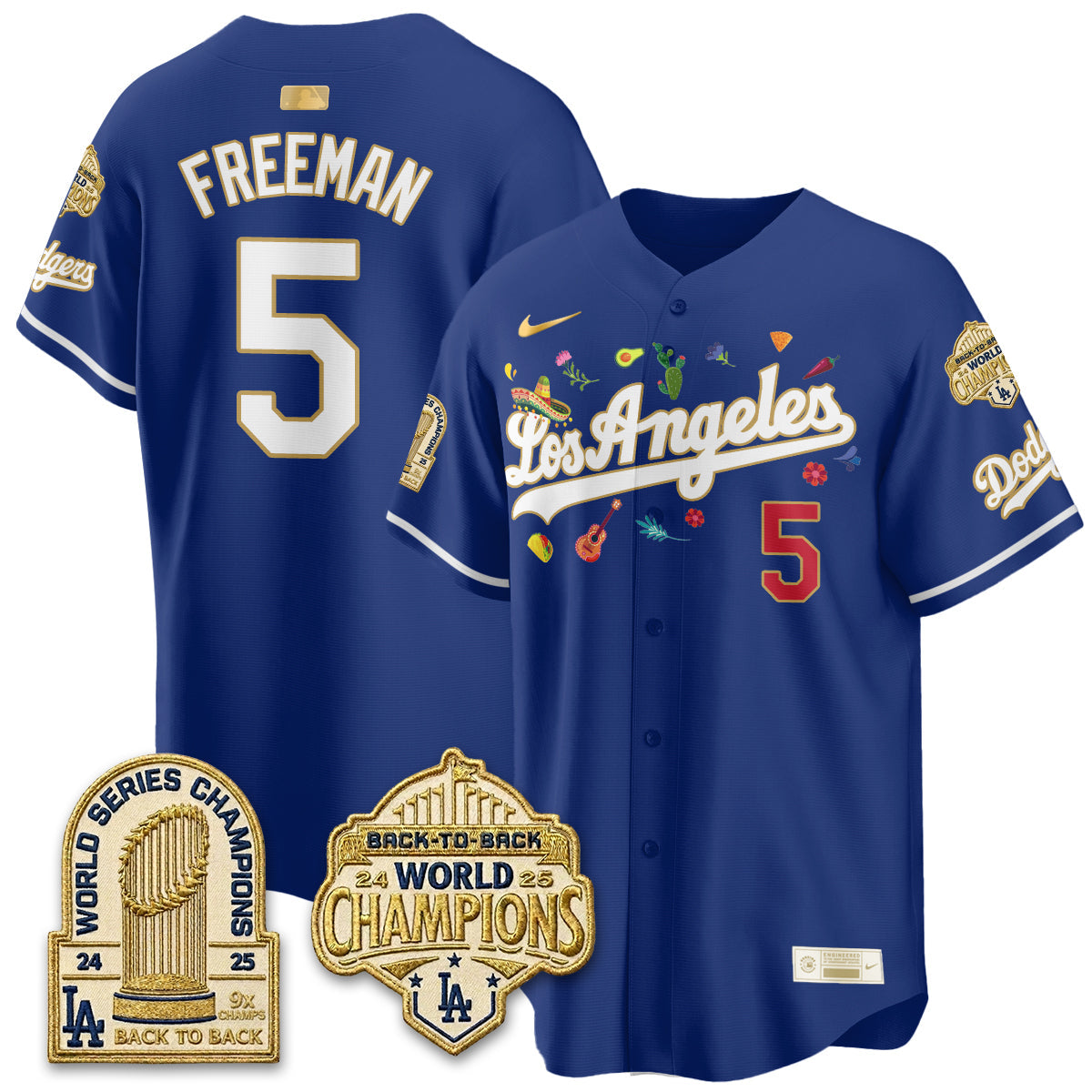 Los Angeles Dodgers Mexican Heritage 2026 Premier Limited Vapor Jersey - All Stitched
