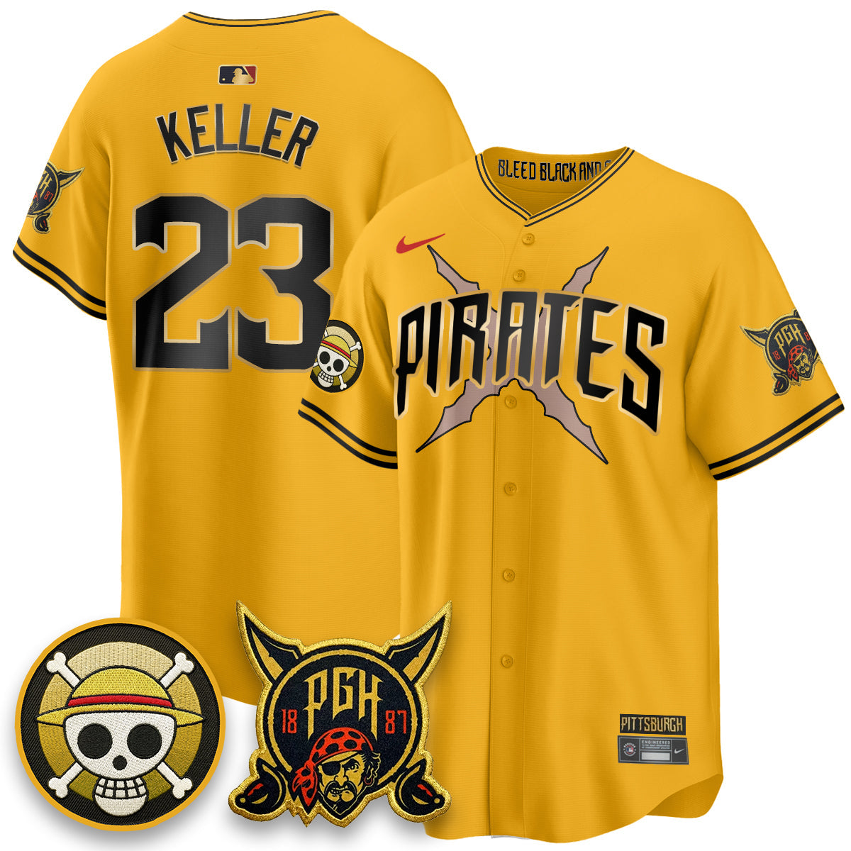 Pittsburgh Pirates 2026 City Connect x One Piece Vapor Limited Jersey - All Stitched
