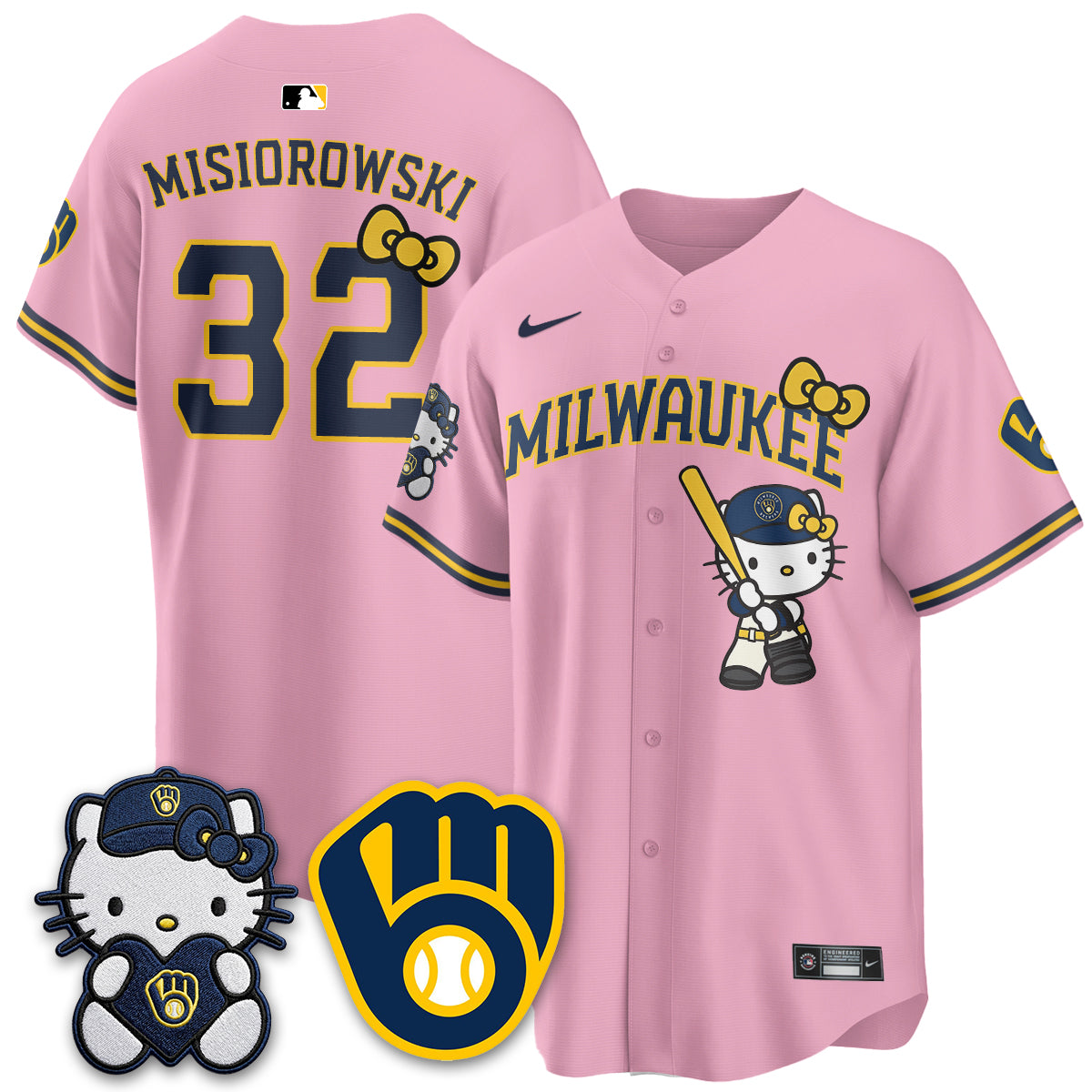 MIL Meow KT Night Pink Vapor Jersey - Stitched