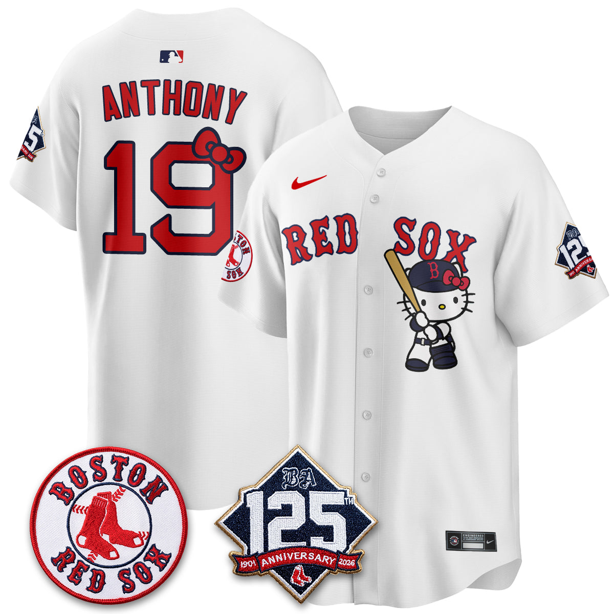 BOS x Meow KT Vapor Limited City Connect Jersey - Stitched