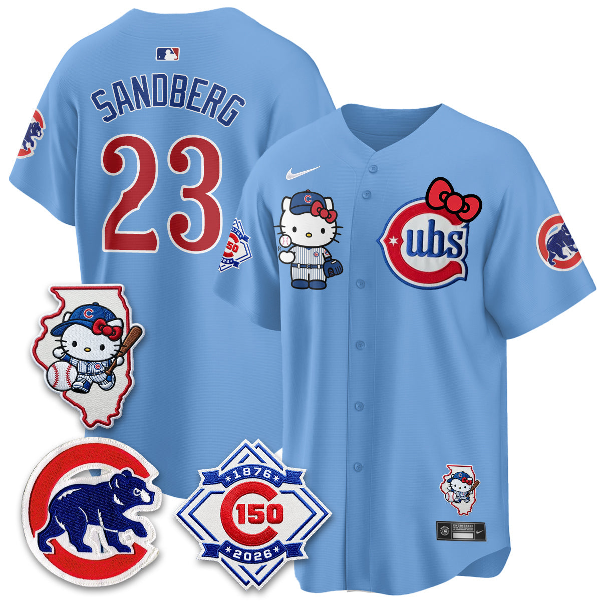 Chicago Cubs x Meow KT Vapor Premier Limited Jersey - All Stitched V2
