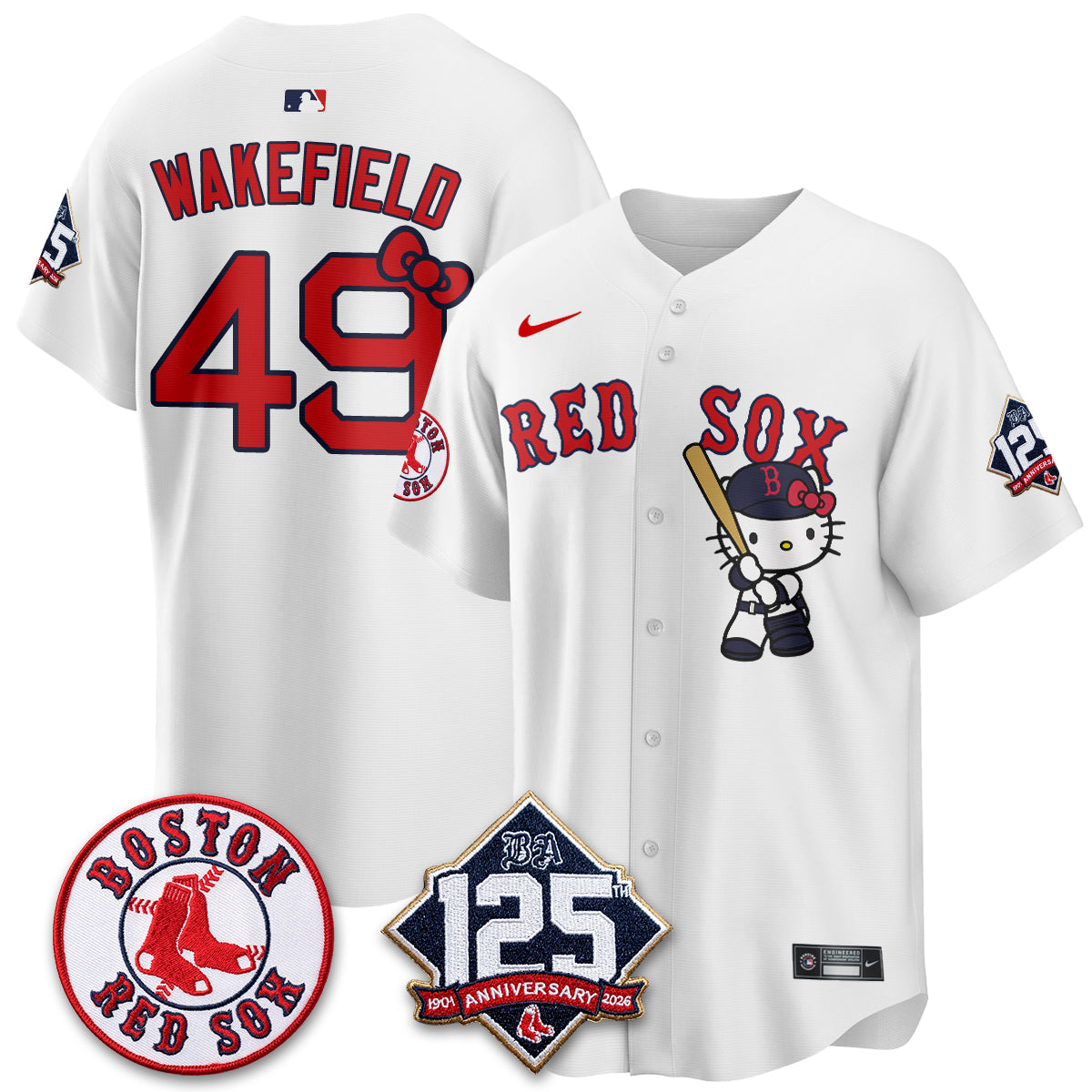 BOS x Meow KT Vapor Limited City Connect Jersey - Stitched