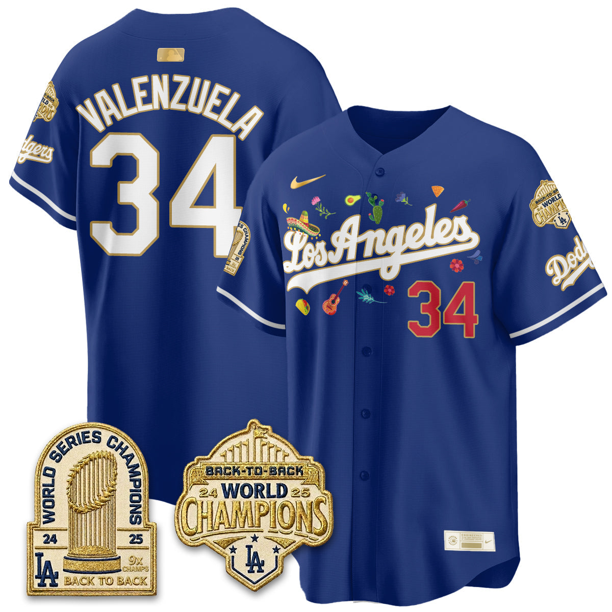 Los Angeles Dodgers Mexican Heritage 2026 Premier Limited Vapor Jersey - All Stitched