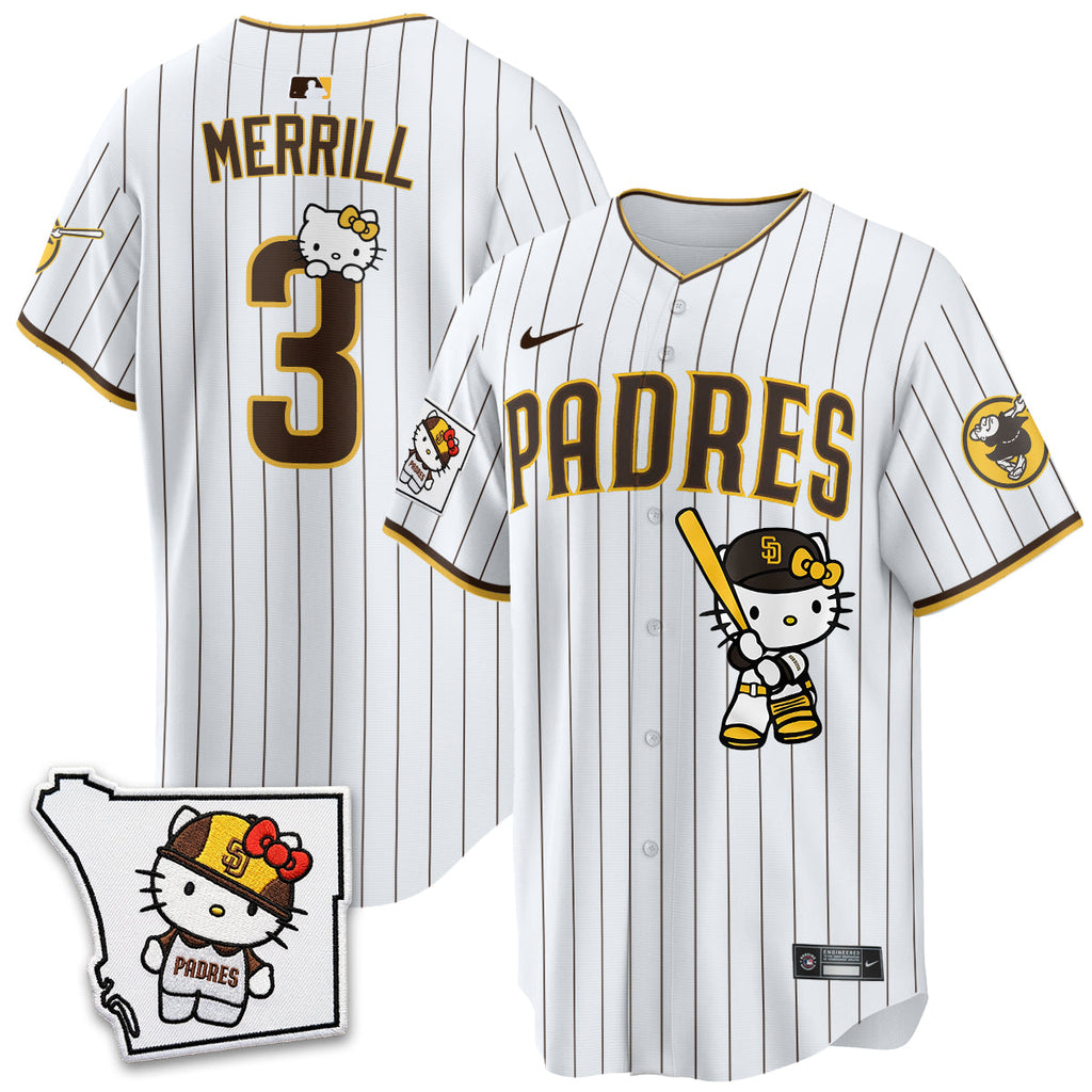 San Diego Padres x Meow KT Vapor Limited Jersey - All Stitched V2