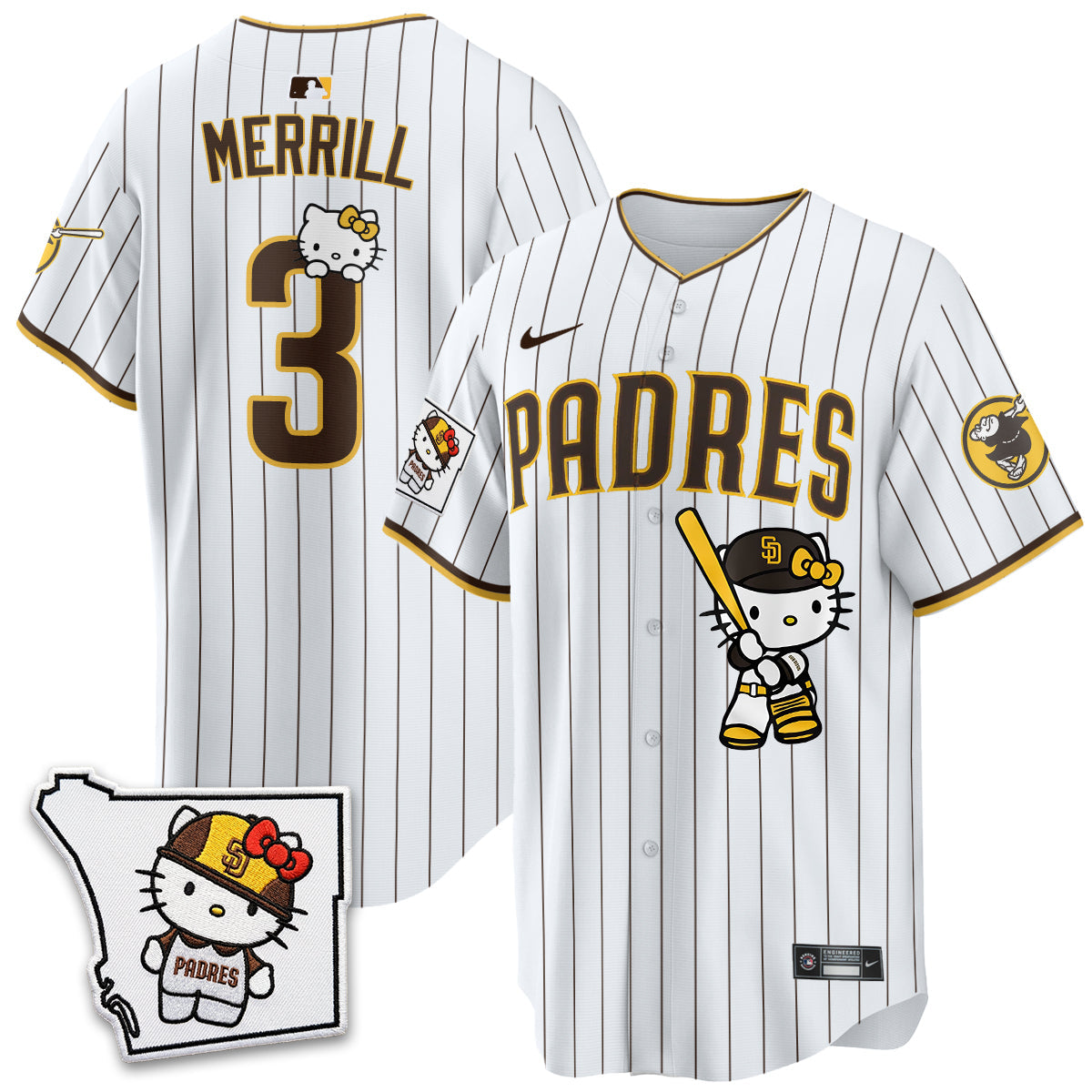San Diego Padres x Meow KT Vapor Limited Jersey - All Stitched V2