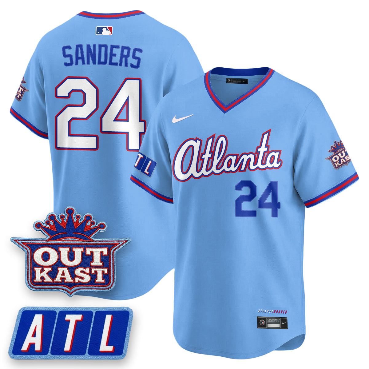 Atlanta Braves 2026 City Connect x Outkast Patch Vapor Limited Men Jersey - All Stitched