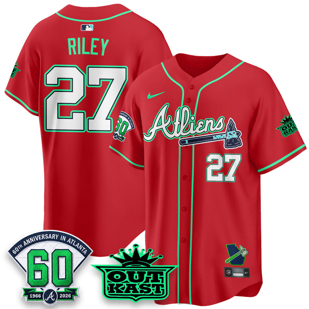 ATL x Atliens Cool Base Galaxy Version Jersey - Stitched (44)