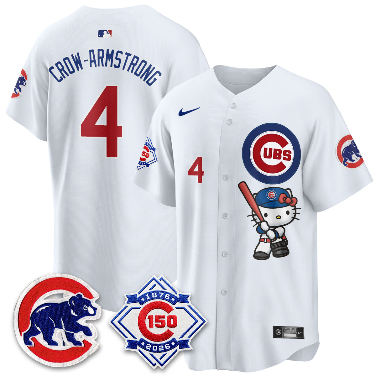 Chicago Cubs x Meow KT Vapor Premier Limited Jersey - All Stitched