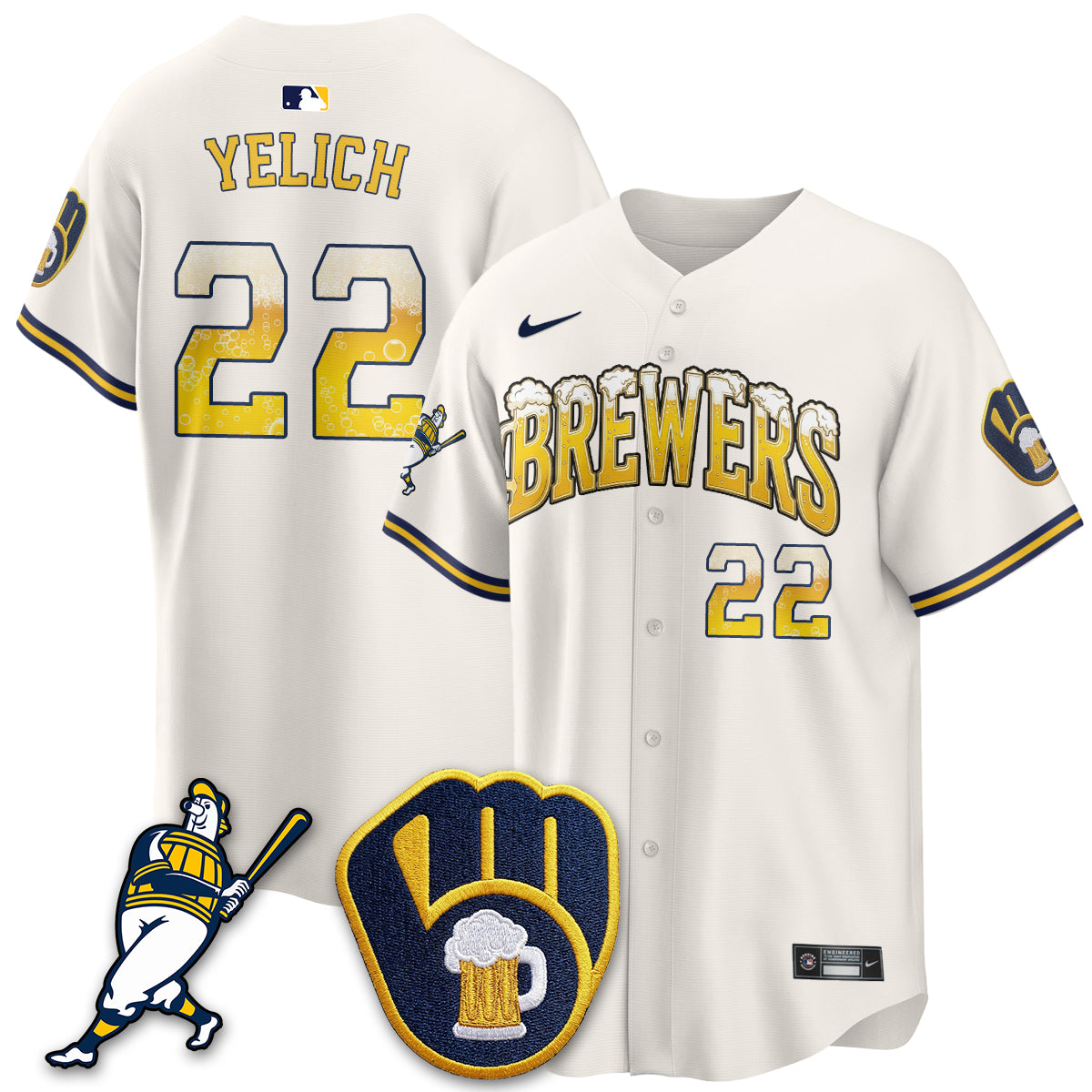 MIL "Pitcher & Pint" Edition Vapor Limited Jersey - Stitched (2)