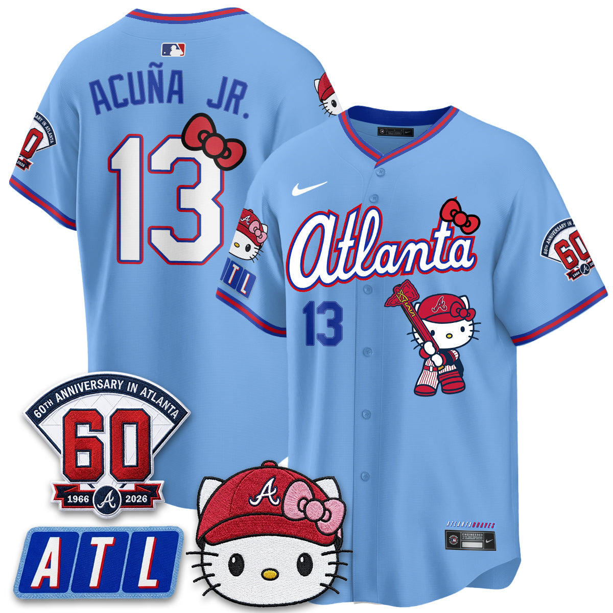 Atlanta Braves x Meow KT 2026 Vapor Limited Jersey - All Stitched