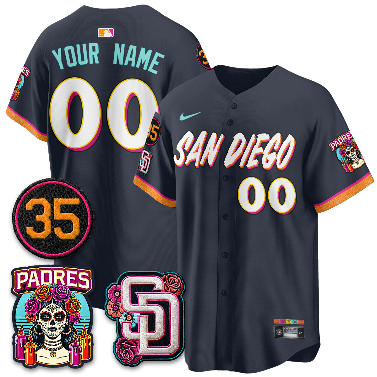 SD 2026 City Connect Vapor Premier Limited Custom Jersey - All Stitched V2