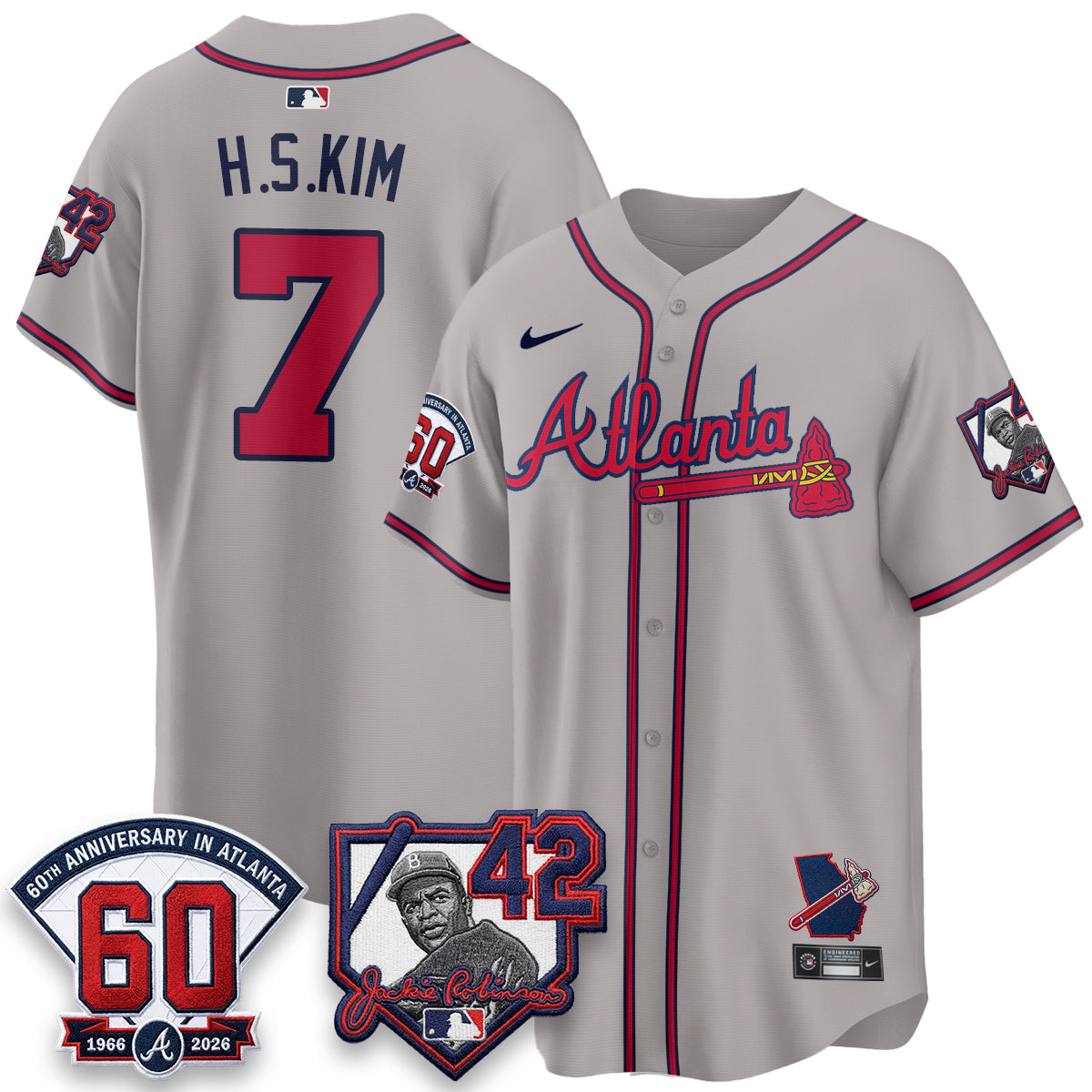 Atlanta Braves 2026 Jackie Robinson Day Vapor Limited Jersey - All Stitched