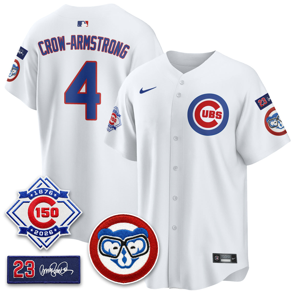 Chicago Cubs 150th Anniversary Holy Cow Vapor Premier Limited Jersey - All Stitched