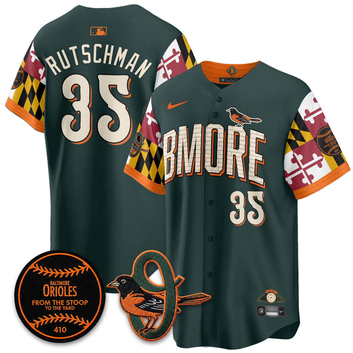 Baltimore Orioles x Maryland State Flag 2026 Vapor Jersey - All Stitched