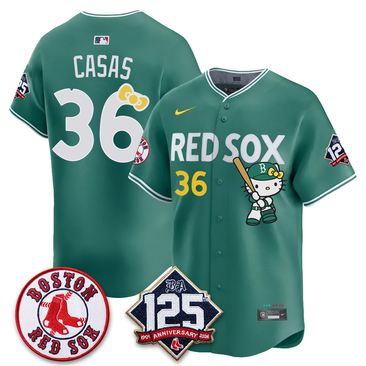 BOS x Meow KT Vapor Limited City Connect Jersey - Stitched