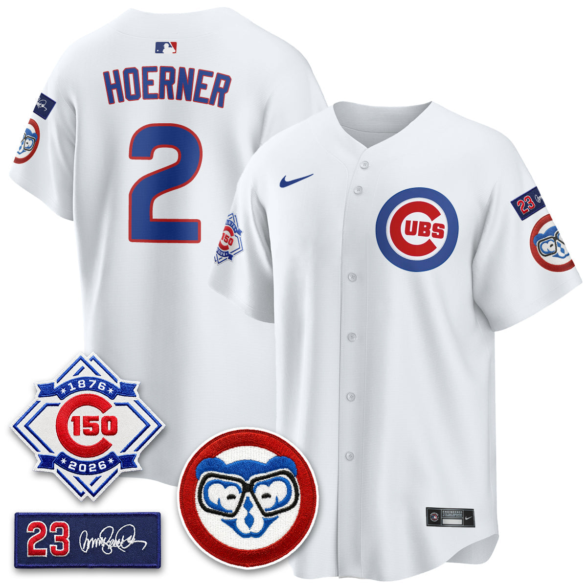 Chicago Cubs 150th Anniversary Holy Cow Vapor Premier Limited Jersey - All Stitched