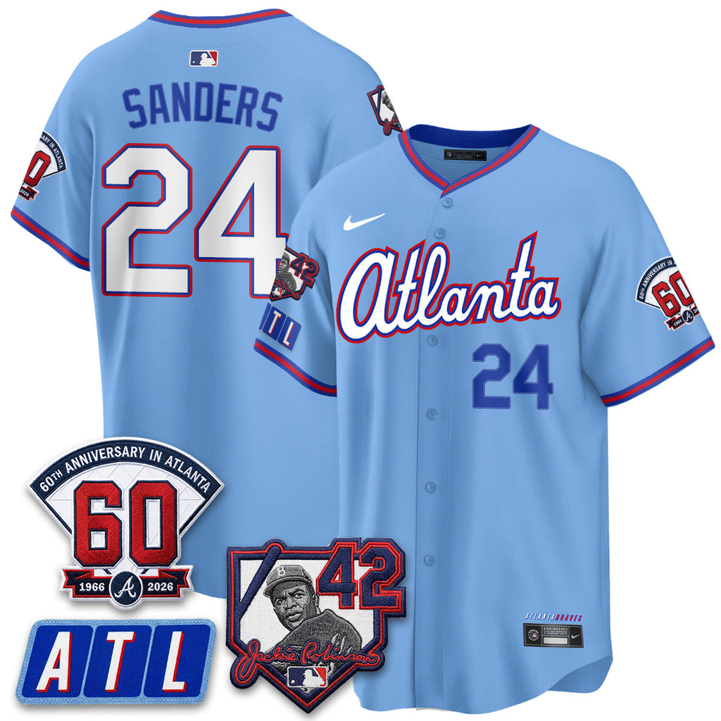 Atlanta Braves 2026 Jackie Robinson Day Vapor Limited Jersey - All Stitched