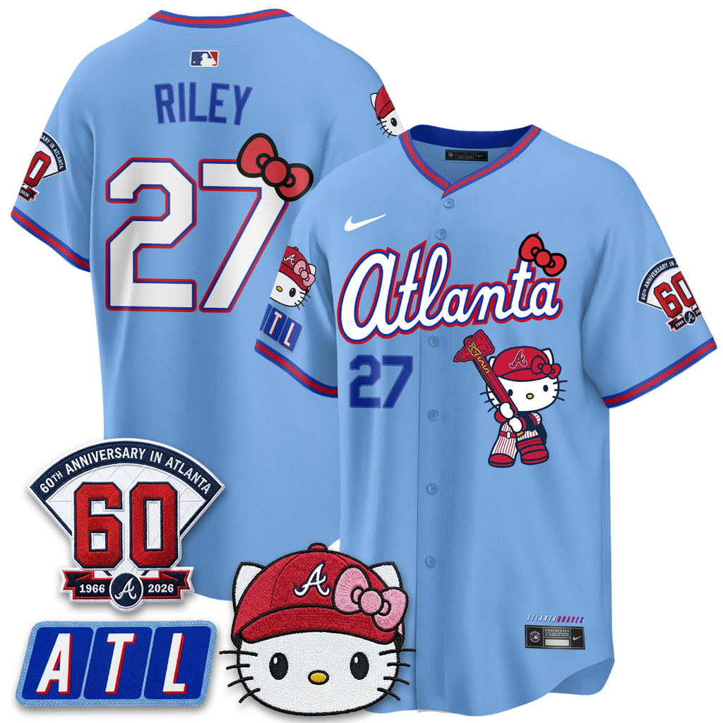 Atlanta Braves x Meow KT 2026 Vapor Limited Jersey - All Stitched