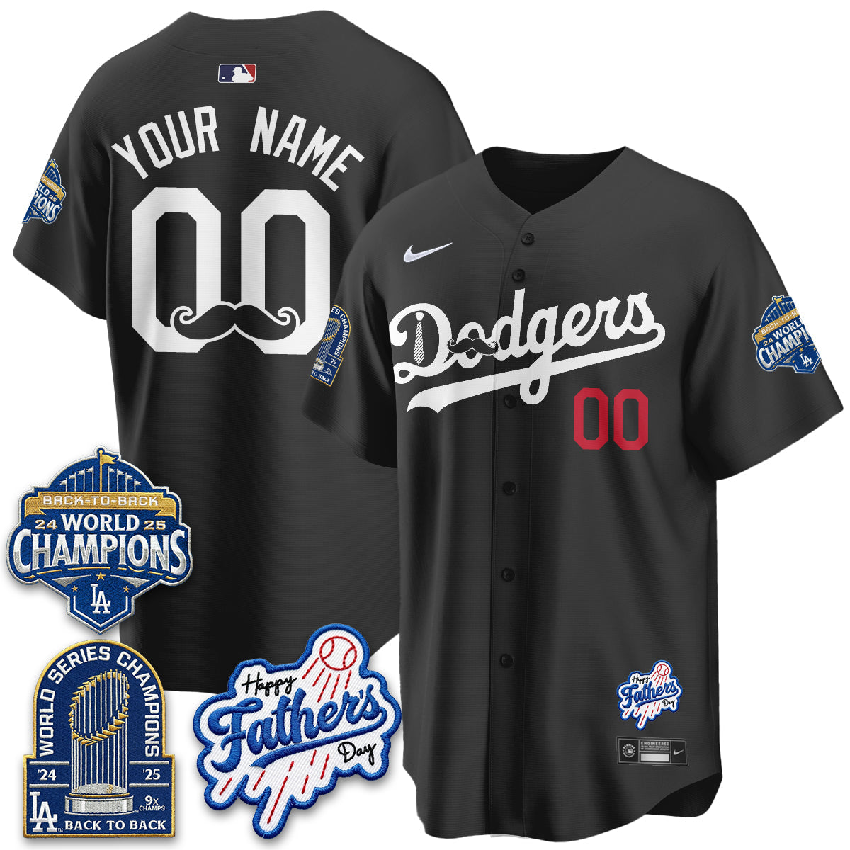 LAD Happy Father Day 2026 Custom Jersey - Stitched