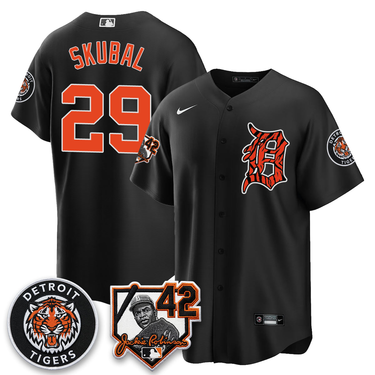 Detroit Tigers 2026 Jackie Robinson Day Vapor Limited Jersey - All Stitched