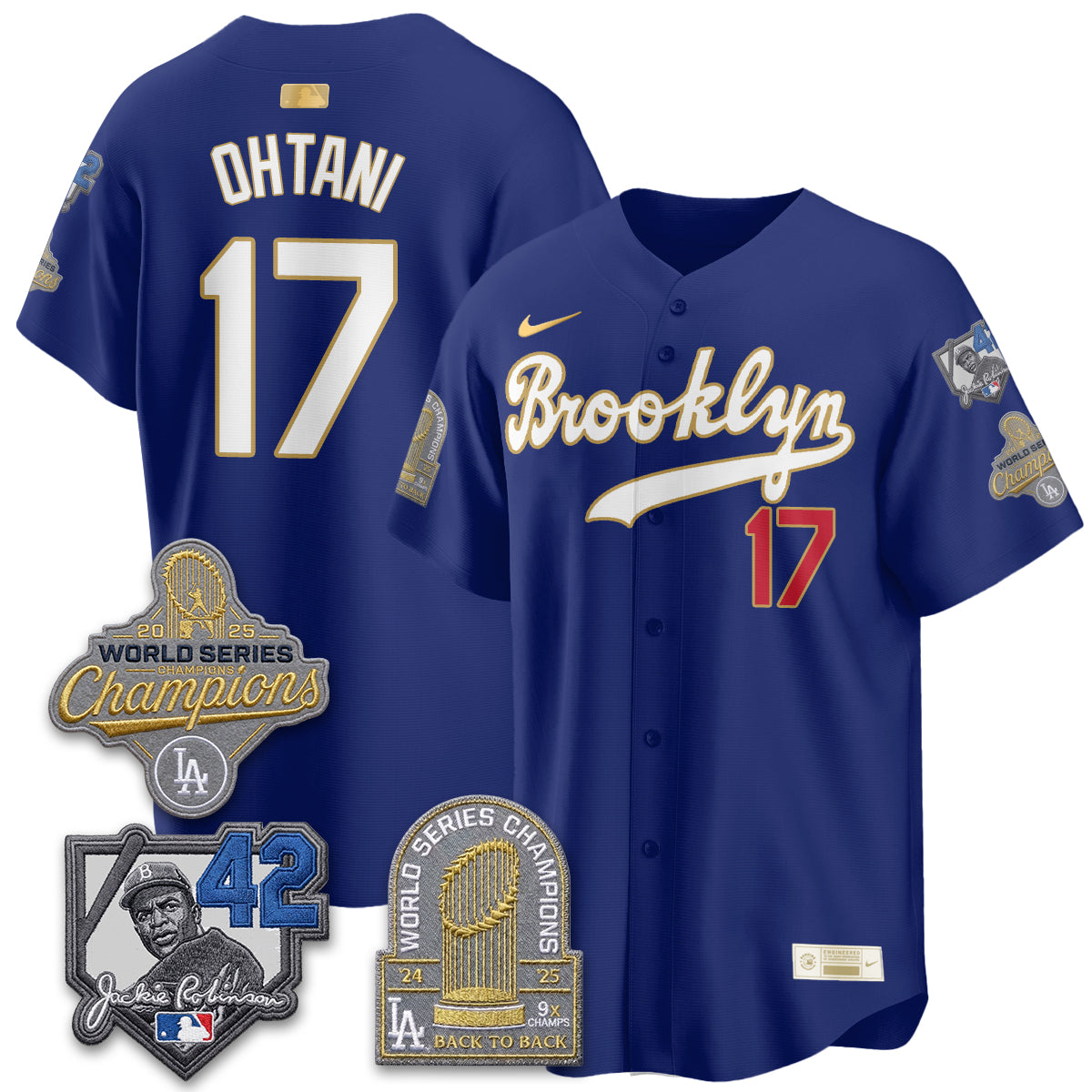 LAD 2026 Brooklyn Jackie Robinson Limited Jersey - Stitched