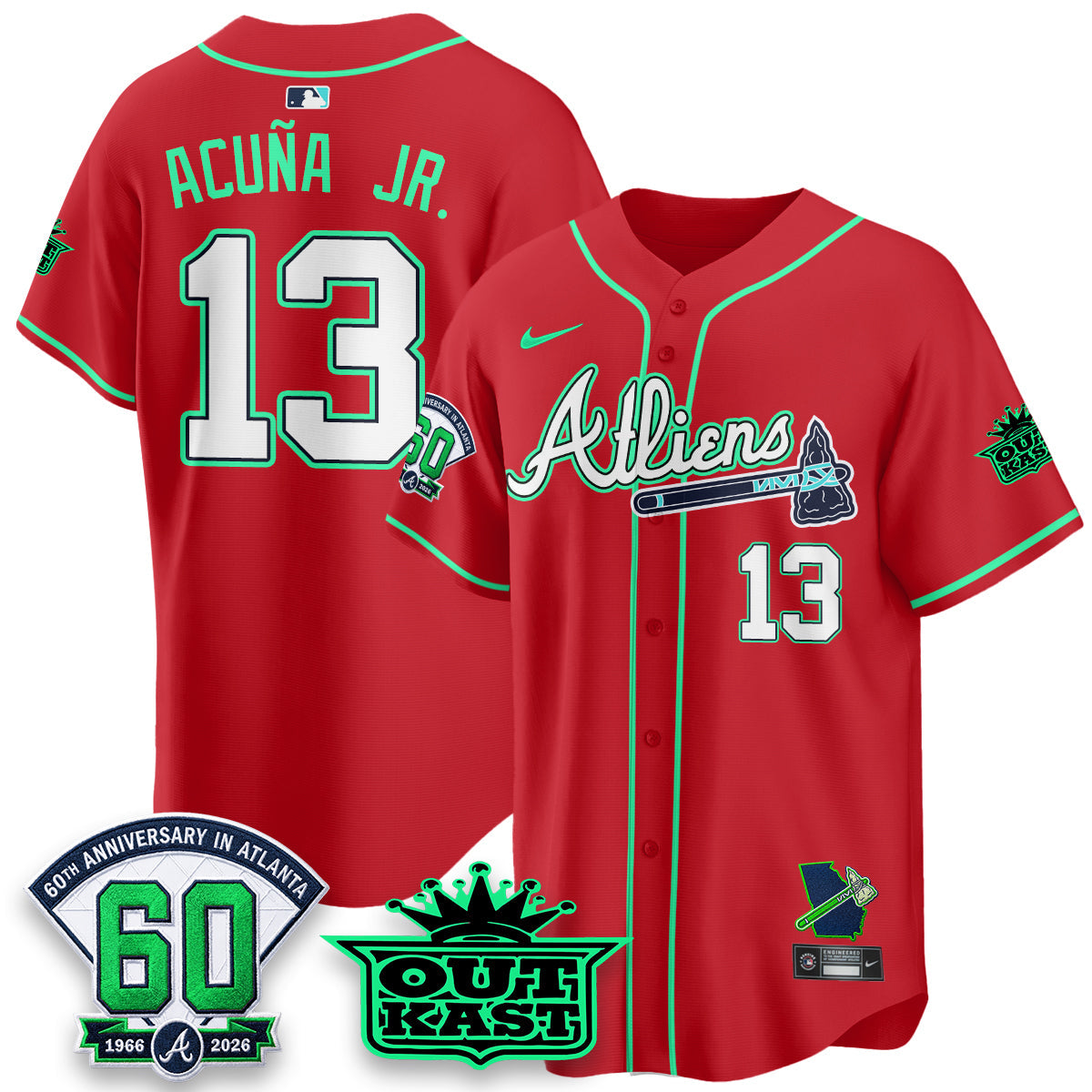 ATL x Atliens Cool Base Galaxy Version Jersey - Stitched (28)