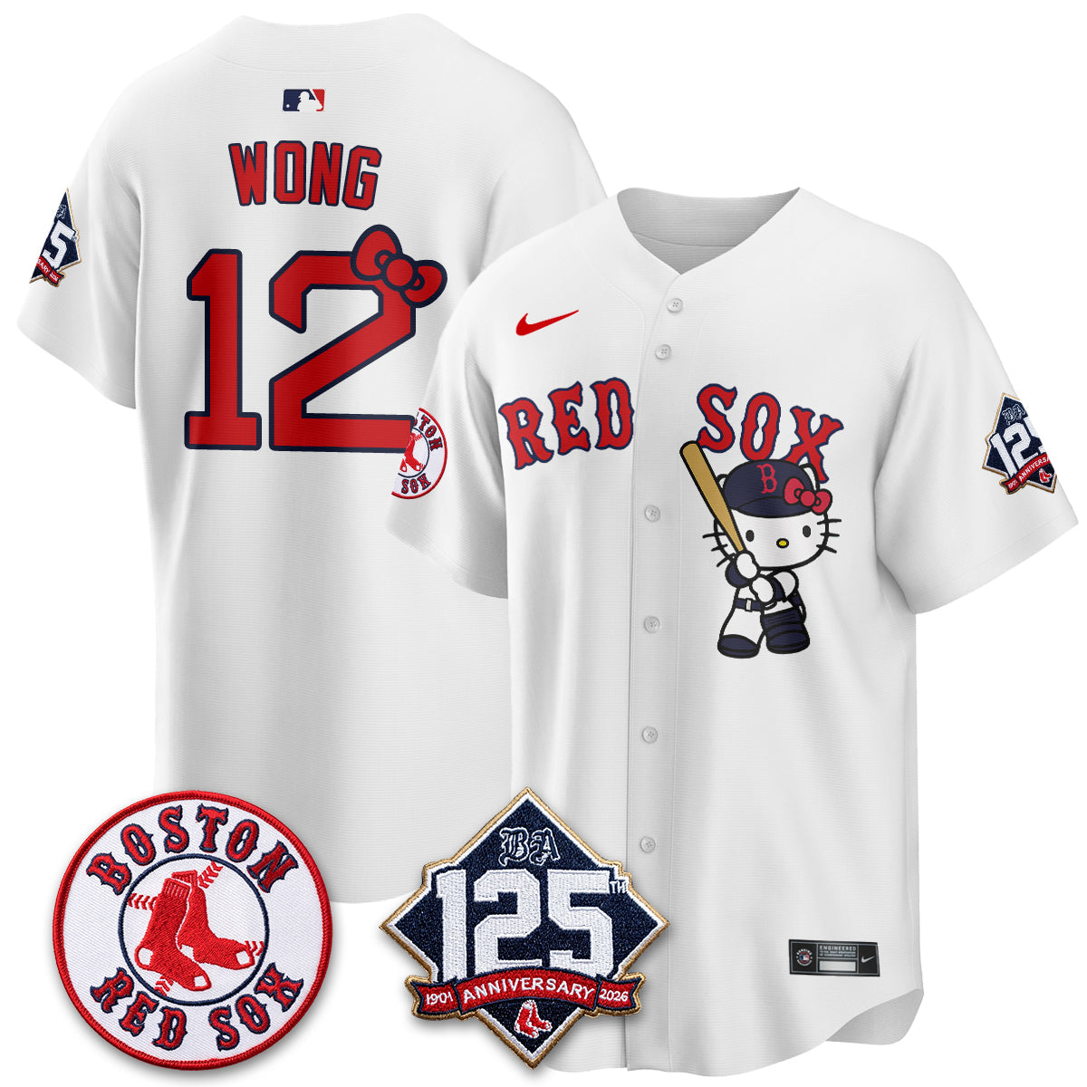 BOS x Meow KT Vapor Limited City Connect Jersey - Stitched