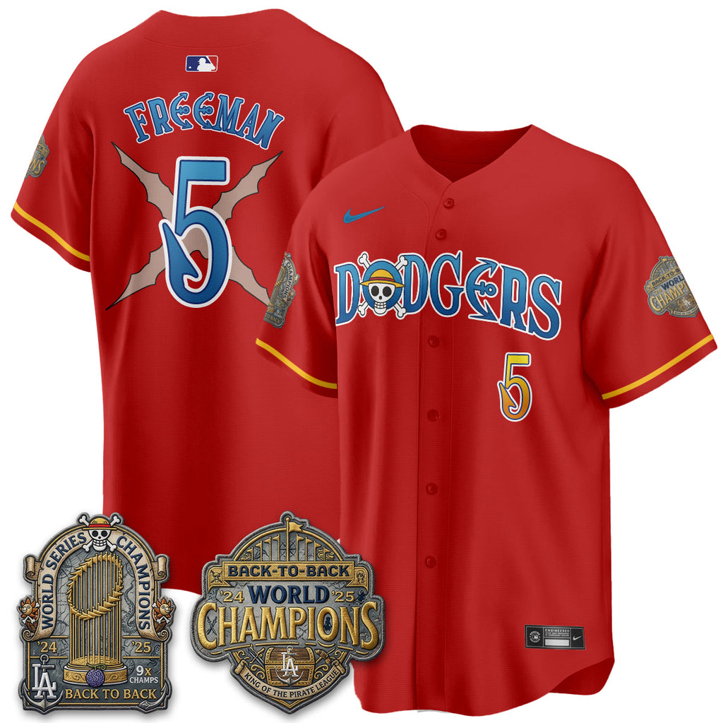 Los Angeles Dodgers Japanese Cartoon Vapor Limited Jersey - Stitched