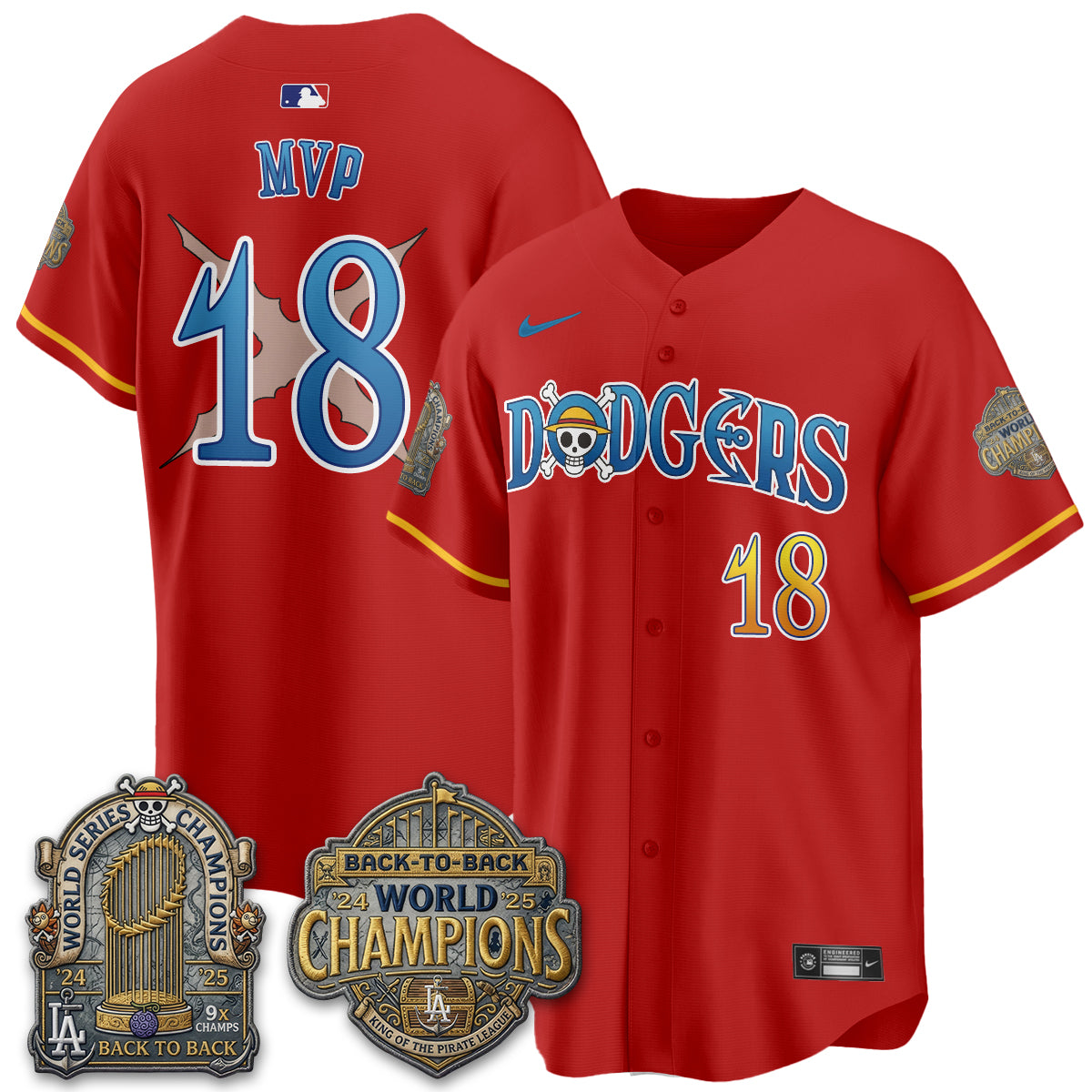 Los Angeles Dodgers Japanese Cartoon Vapor Limited Jersey - Stitched