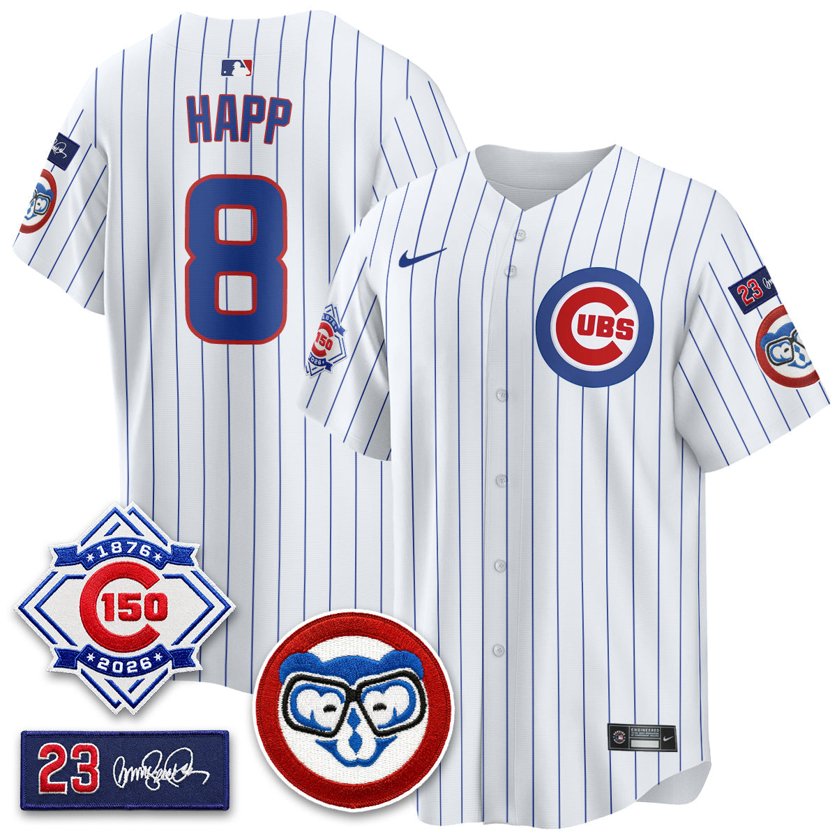 Chicago Cubs 150th Anniversary Holy Cow Vapor Premier Limited Jersey - All Stitched