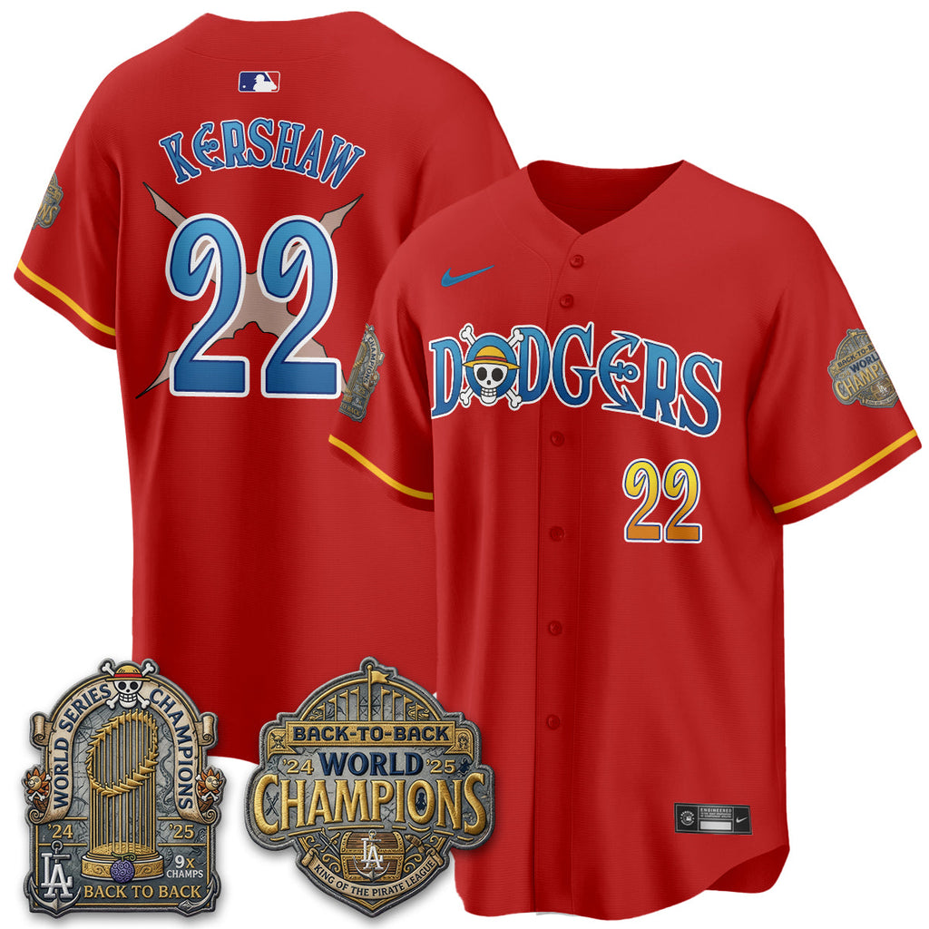 Los Angeles Dodgers Japanese Cartoon Vapor Limited Jersey - Stitched