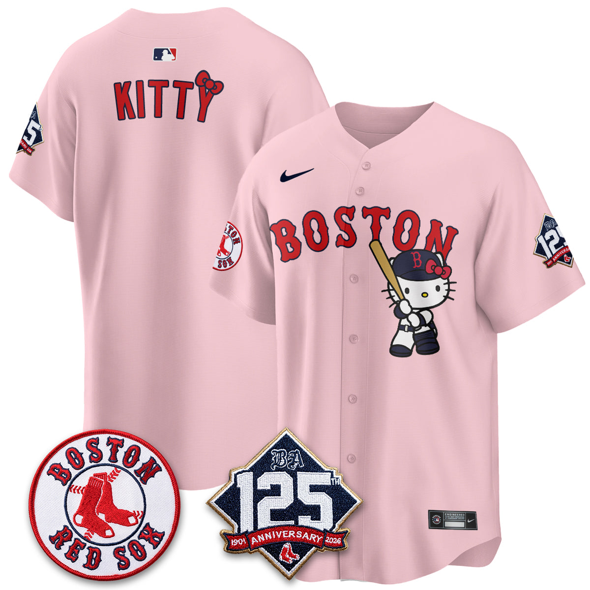 BOS x Meow KT Vapor Limited City Connect Jersey - Stitched