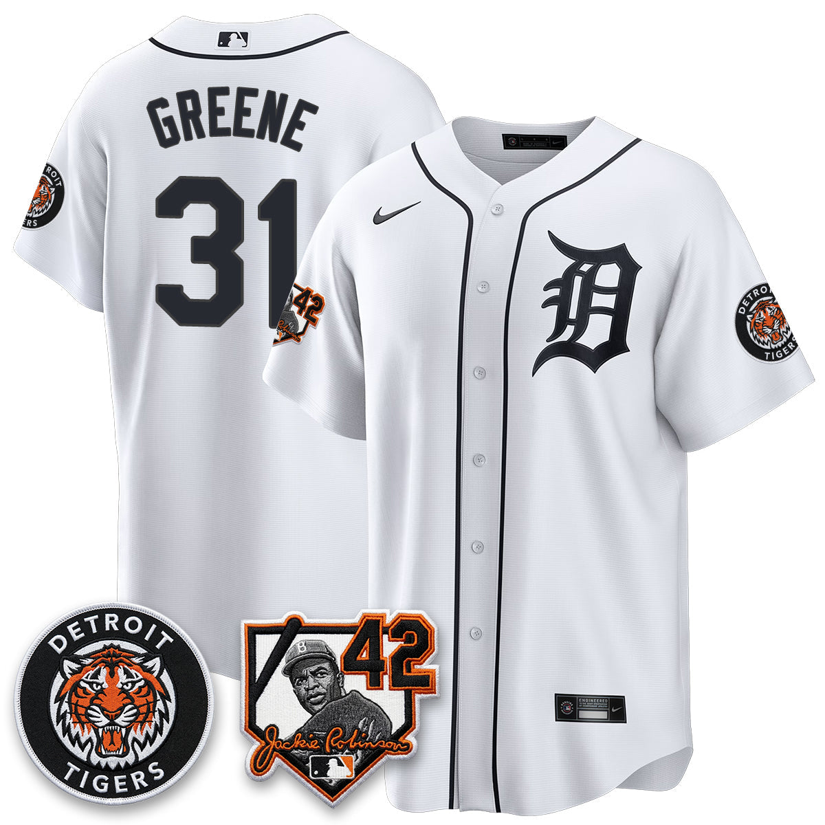 Detroit Tigers 2026 Jackie Robinson Day Vapor Limited Jersey - All Stitched