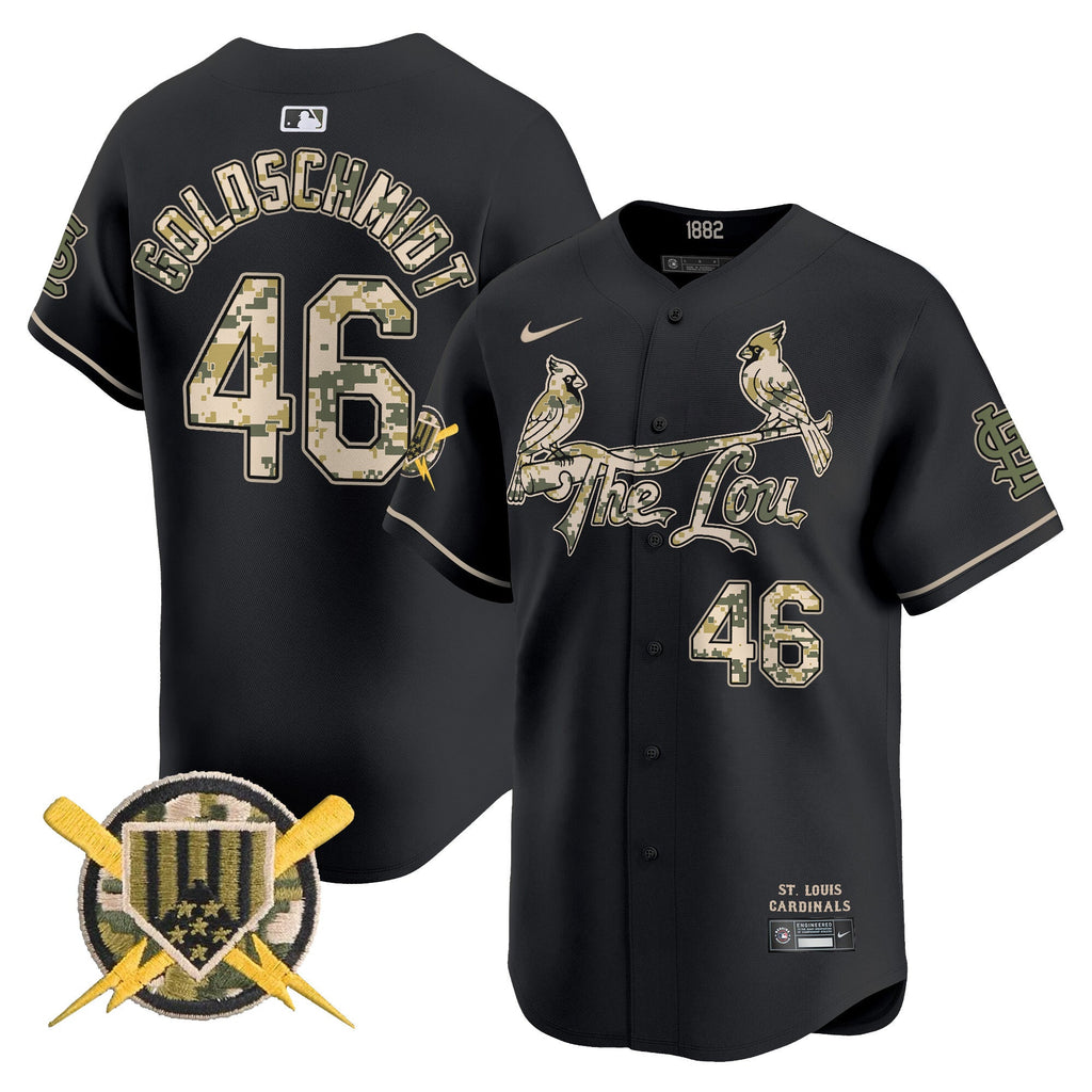 St. Louis Cardinals Armed Forces Day Vapor Premier Limited Jersey - All Stitched