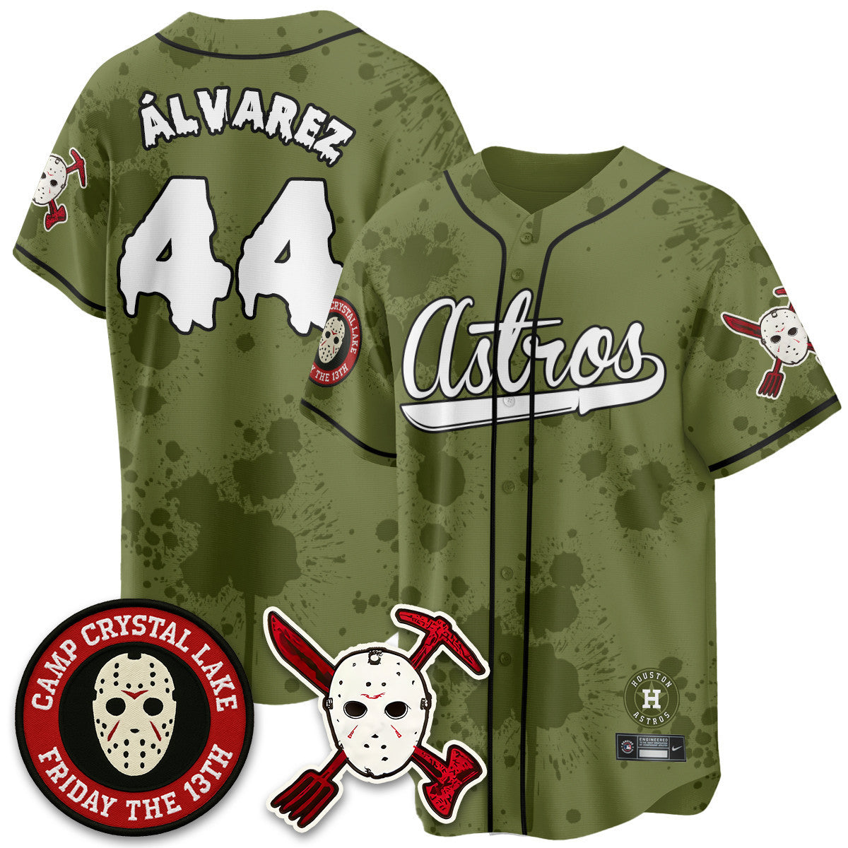 HOU "Friday the 13th" Jersey - All Stitched