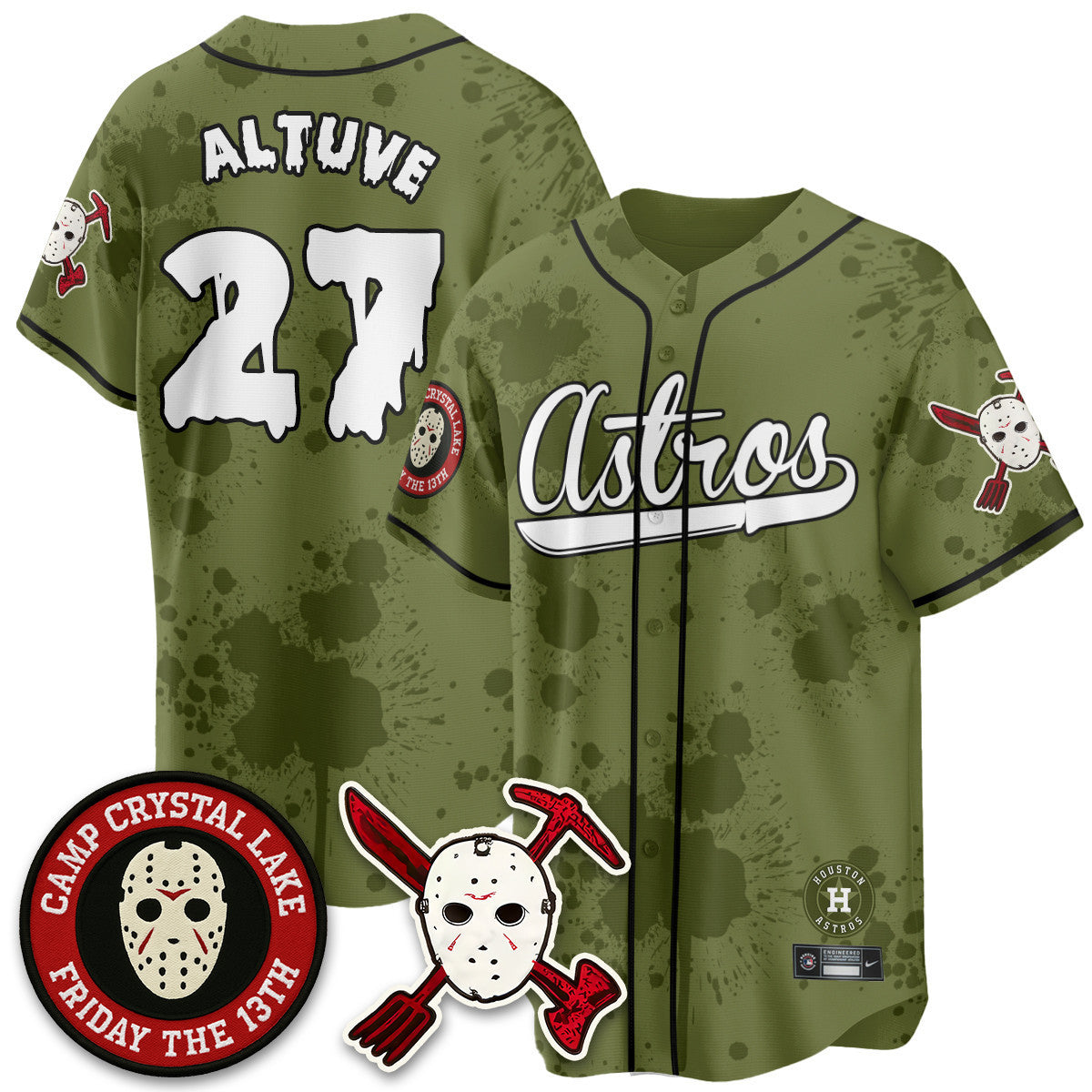 HOU "Friday the 13th" Jersey - All Stitched