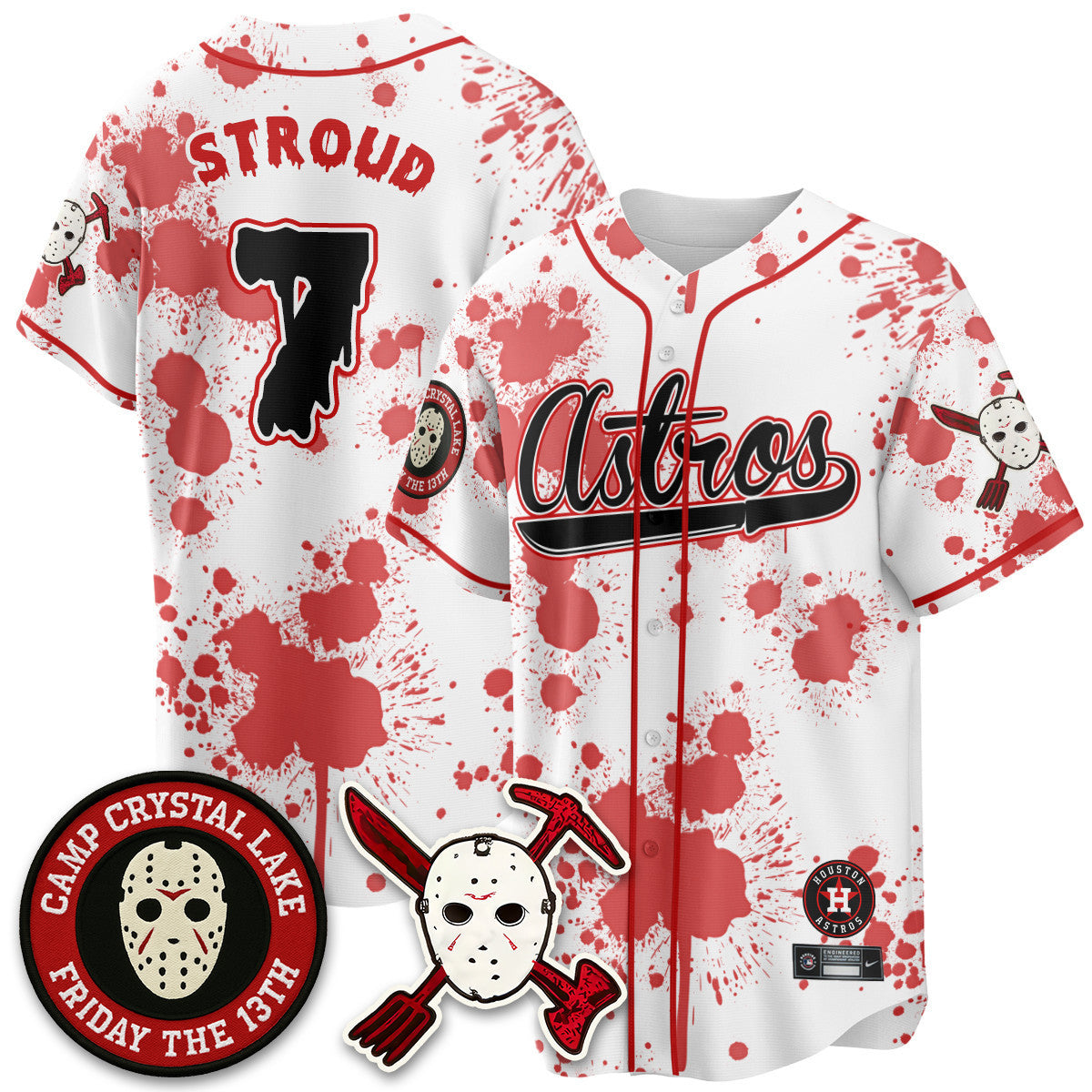 HOU "Friday the 13th" Jersey - All Stitched