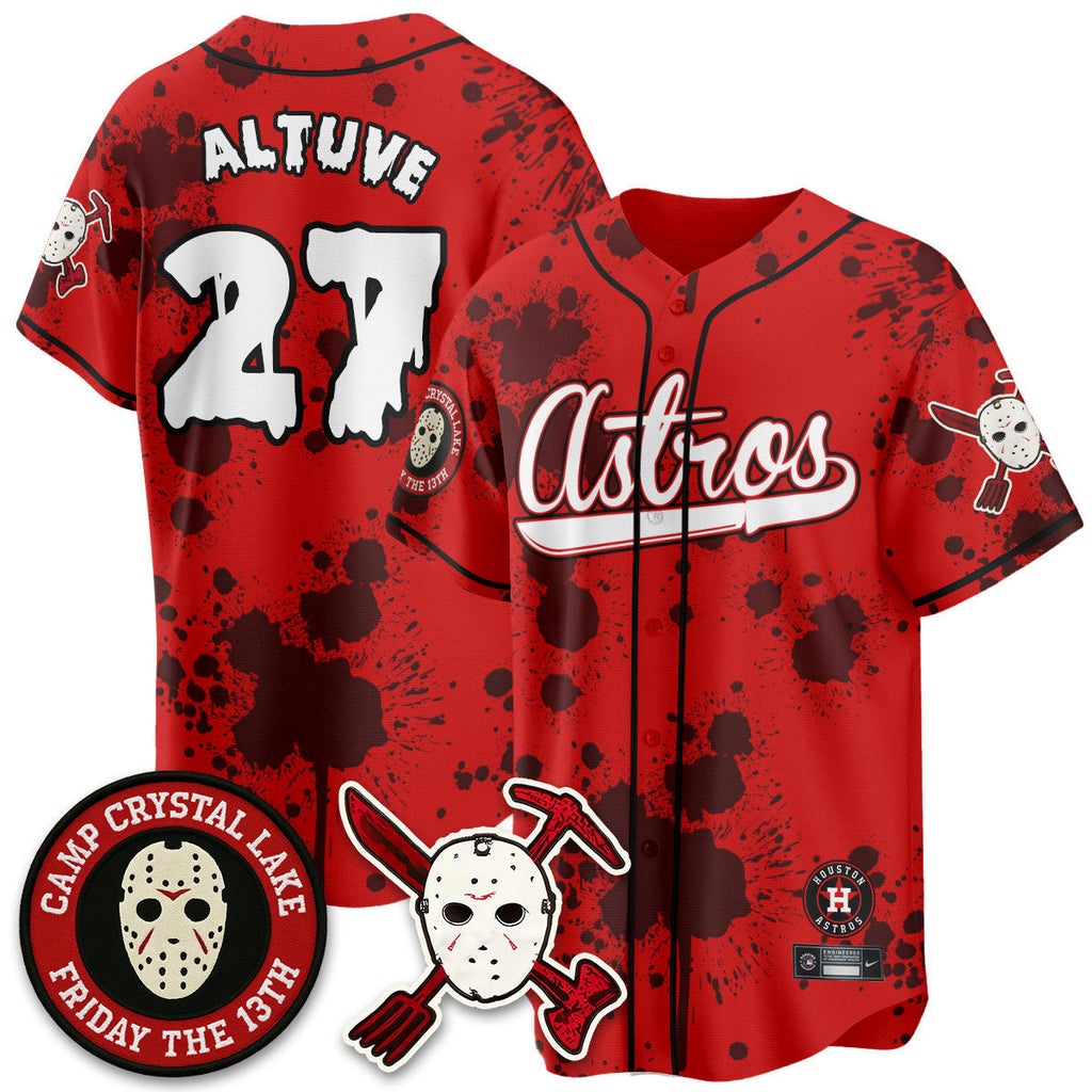 HOU "Friday the 13th" Jersey - All Stitched