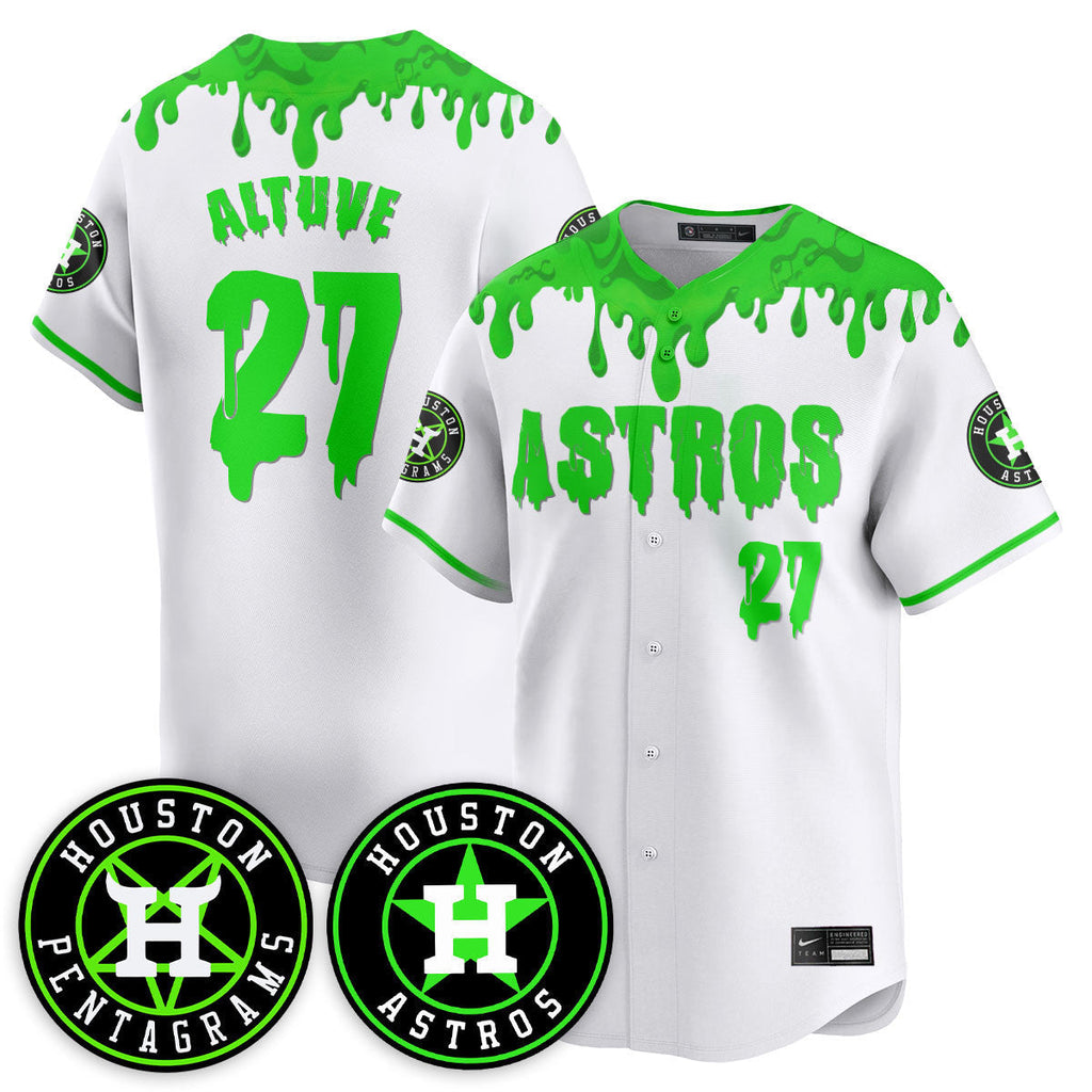 HOU "Slime Night Special" Men Jersey - Stitched