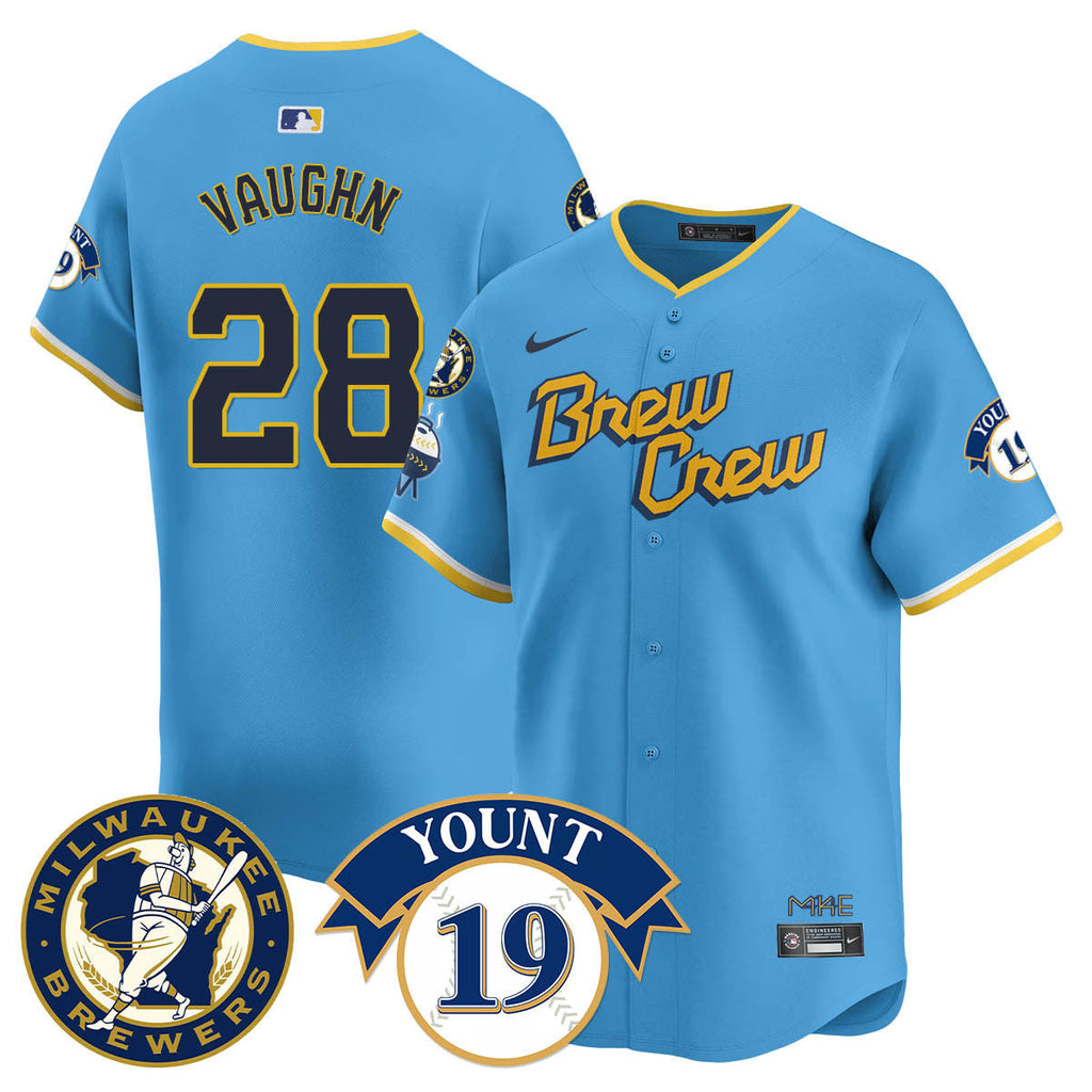 MIL 2025 Limited Jersey - Robin Yount Patch - All Stitched