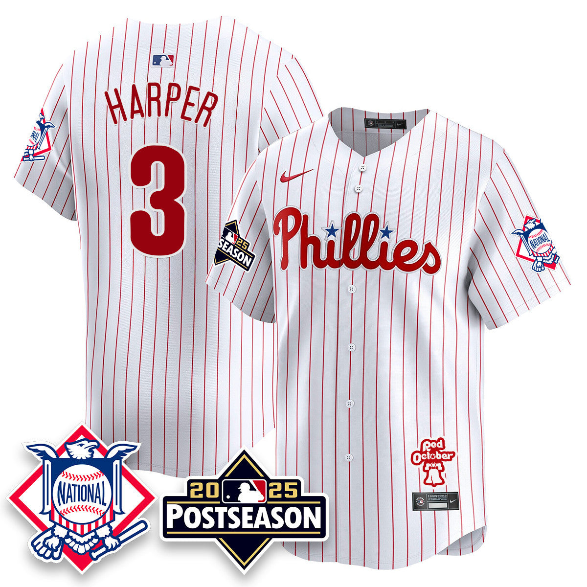 PHI 2025 Postseason Men Jersey - All Stitched
